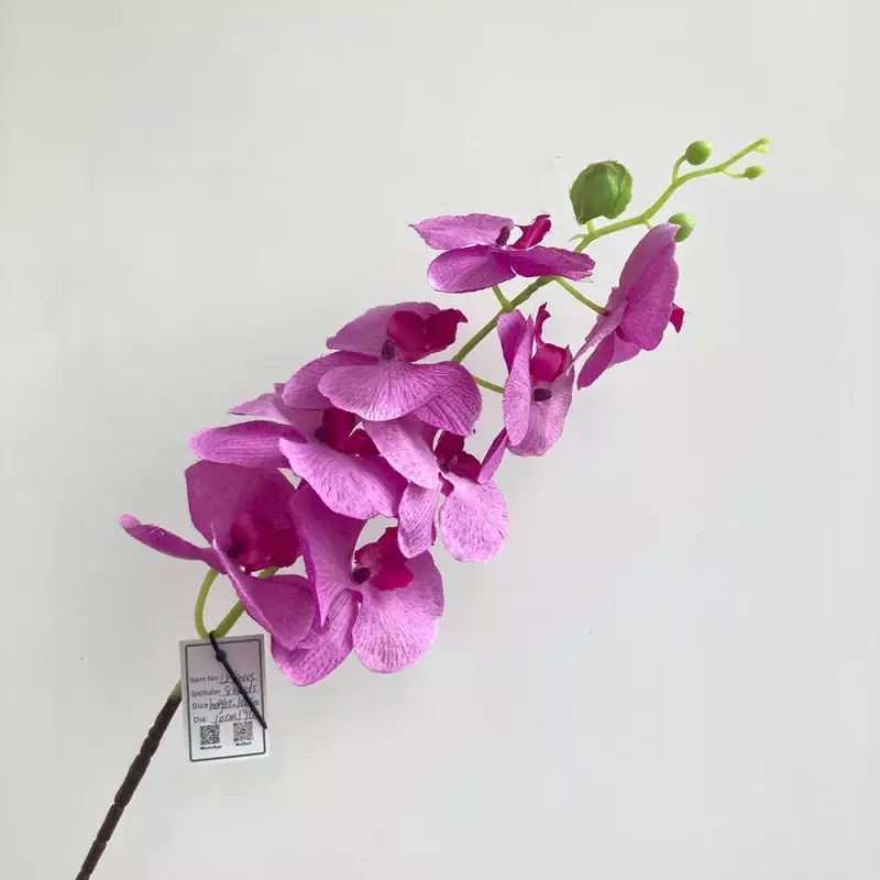 8 hlav hedvábná umělá orchidej